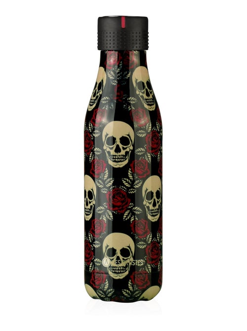 Bouteille isotherme Roses et têtes de mort 500 ml - Kiabi