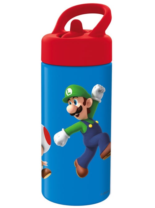 Bouteille isotherme Super Mario 410 ml – poignée intégrée, PVC - Kiabi