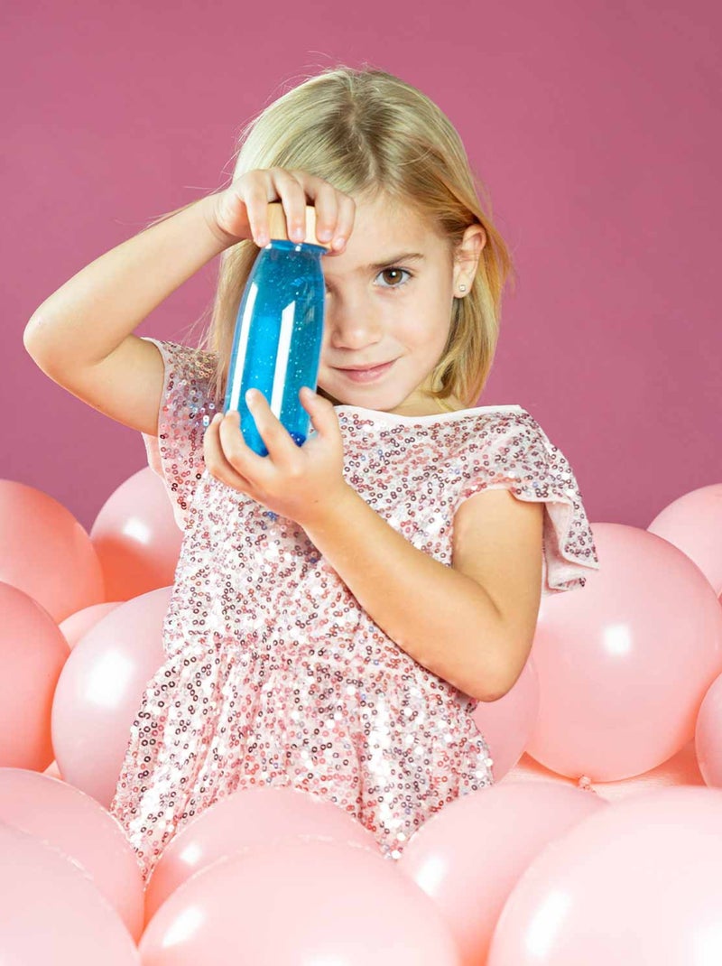 Bouteille sensorielle Float magic, Flottante Petit Boum Bleu - Kiabi