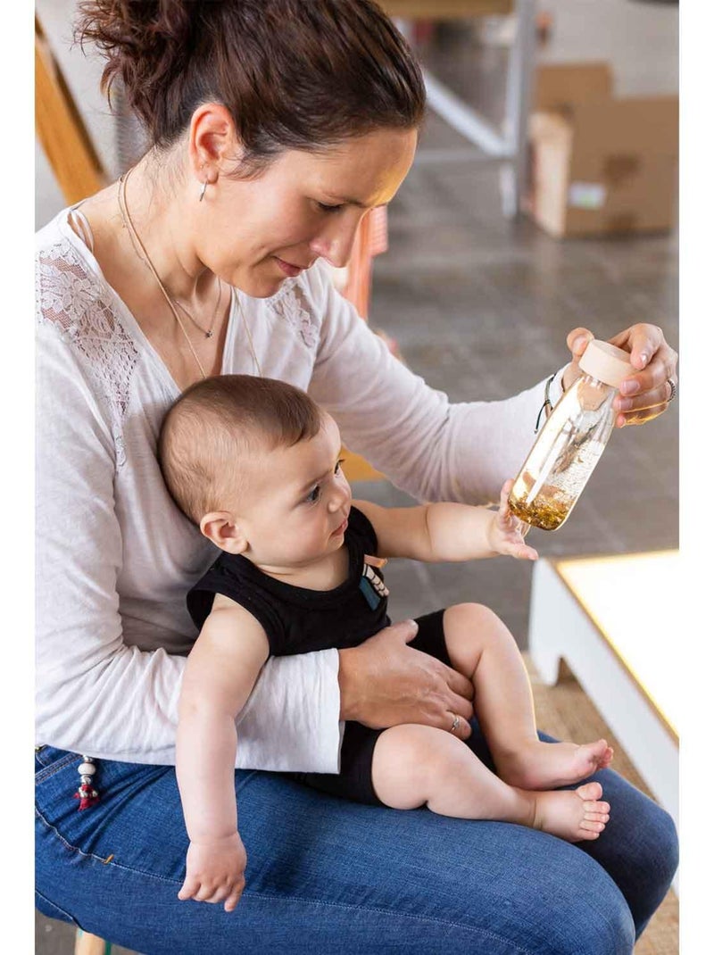 Bouteille sensorielle Float magic, Flottante Petit Boum Jaune - Kiabi