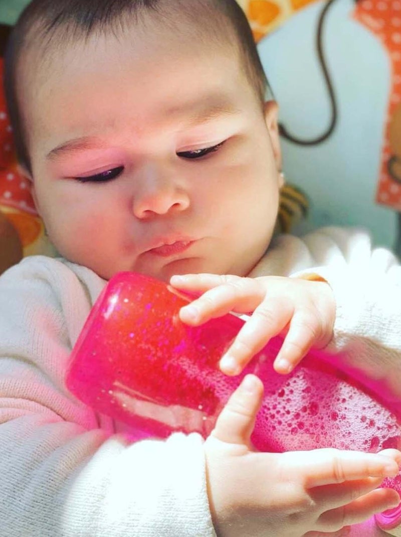 Bouteille sensorielle Float magic, Flottante Petit Boum Rose - Kiabi