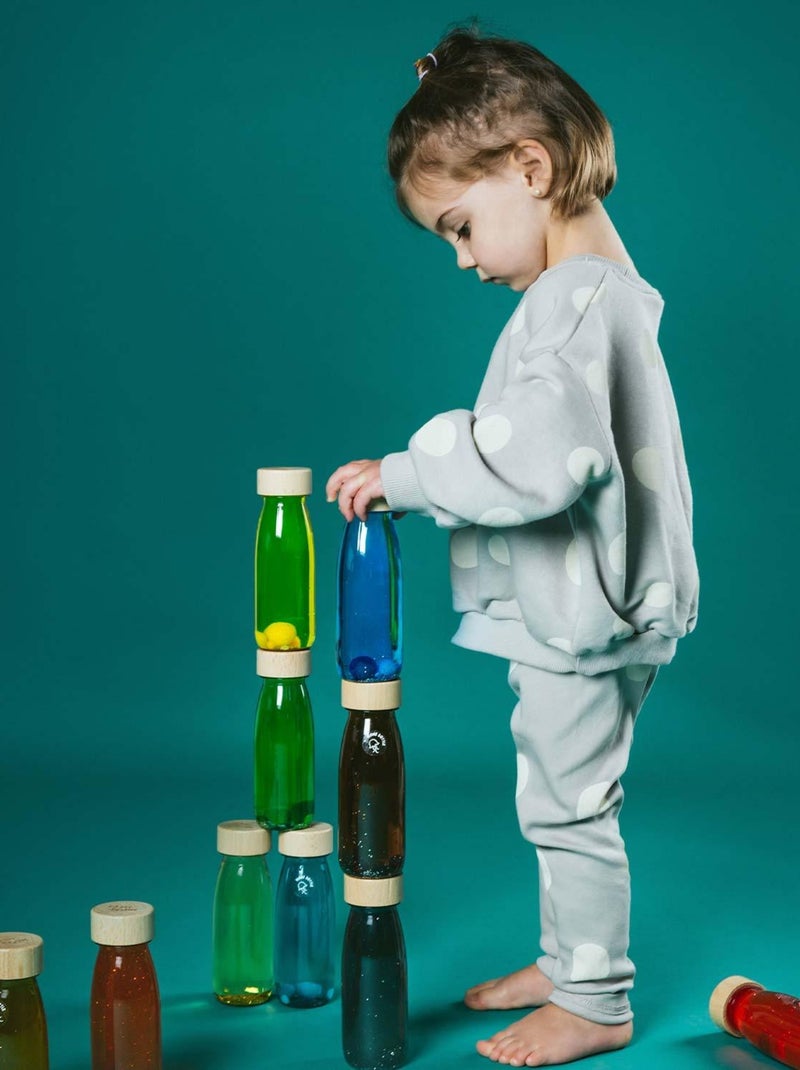 Bouteille sensorielle Float magic, Flottante Petit Boum Vert - Kiabi