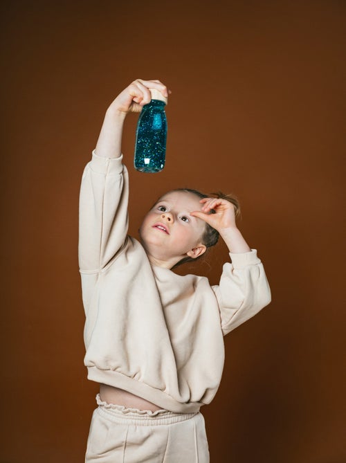 Bouteille sensorielle Float turquoise - Kiabi