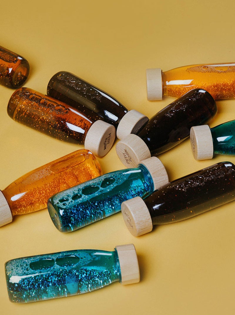 Bouteille sensorielle Float turquoise Bleu - Kiabi