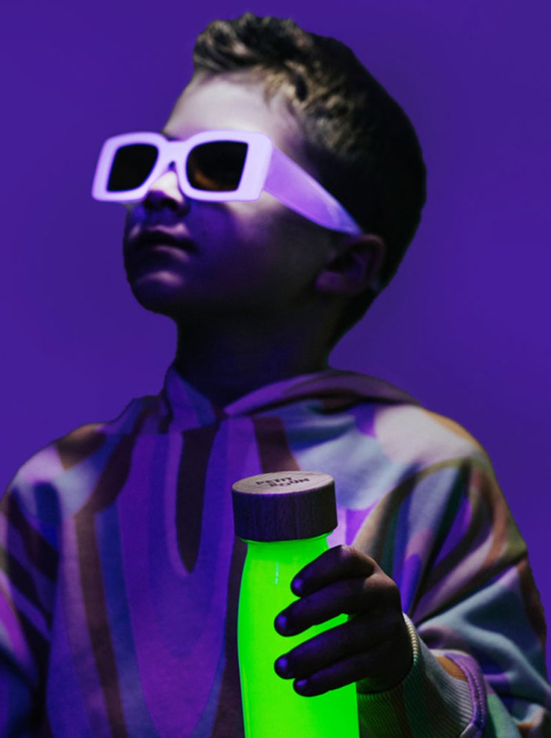 Bouteille sensorielle Jaune fluorescente Jaune - Kiabi