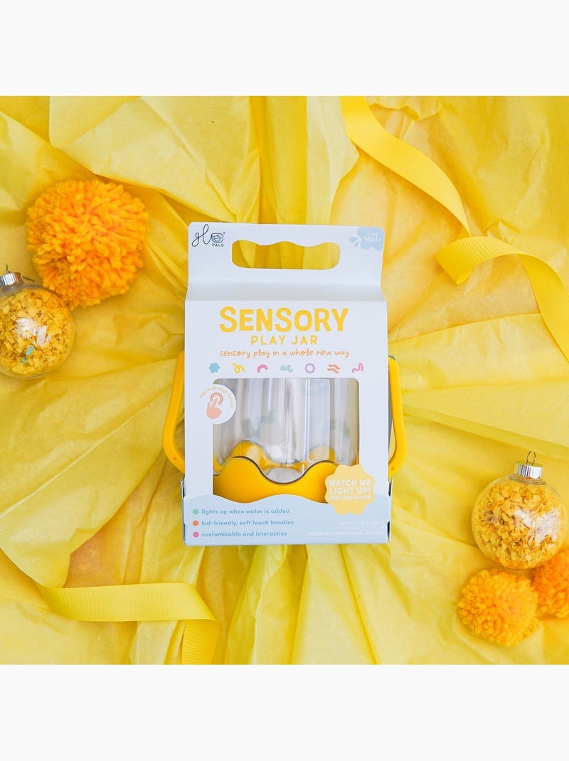 Bouteille sensorielle lumineuse  Glo Pals Jaune - Kiabi