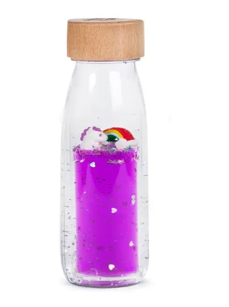 Bouteille sensorielle Move, Arc en ciel Petit Boum Violet - Kiabi
