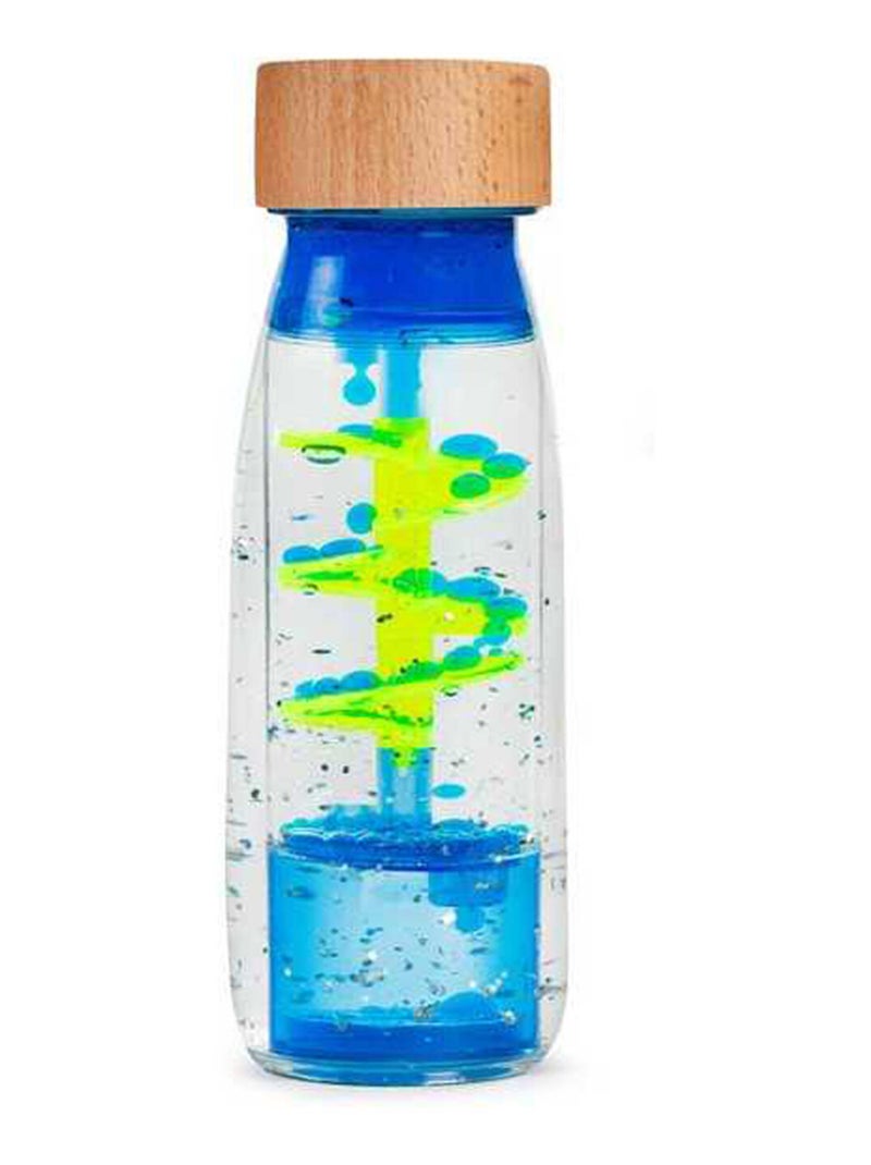 Bouteille sensorielle Move, Spirale bleue Petit Boum Bleu - Kiabi