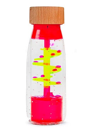 Bouteille sensorielle Move, Spirale bleue Petit Boum