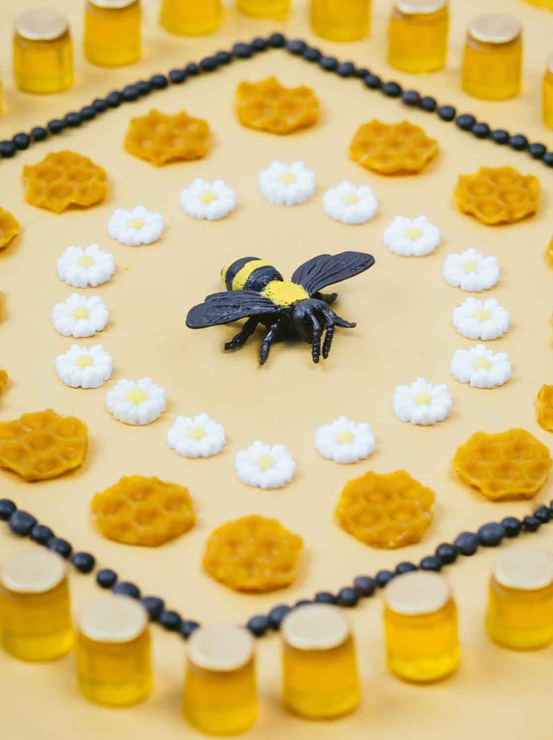 Bouteille sensorielle Sound, Abeilles Petit Boum Jaune - Kiabi