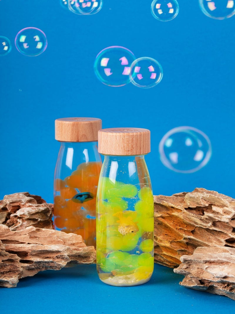Bouteille sensorielle Sound Poisson Globe Jaune - Kiabi