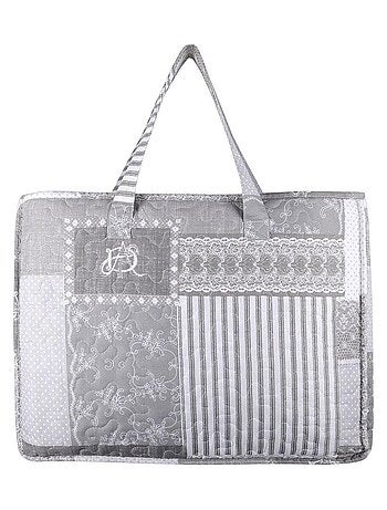 Boutis 240x260 avec 2 taies et sac Arkansas gris