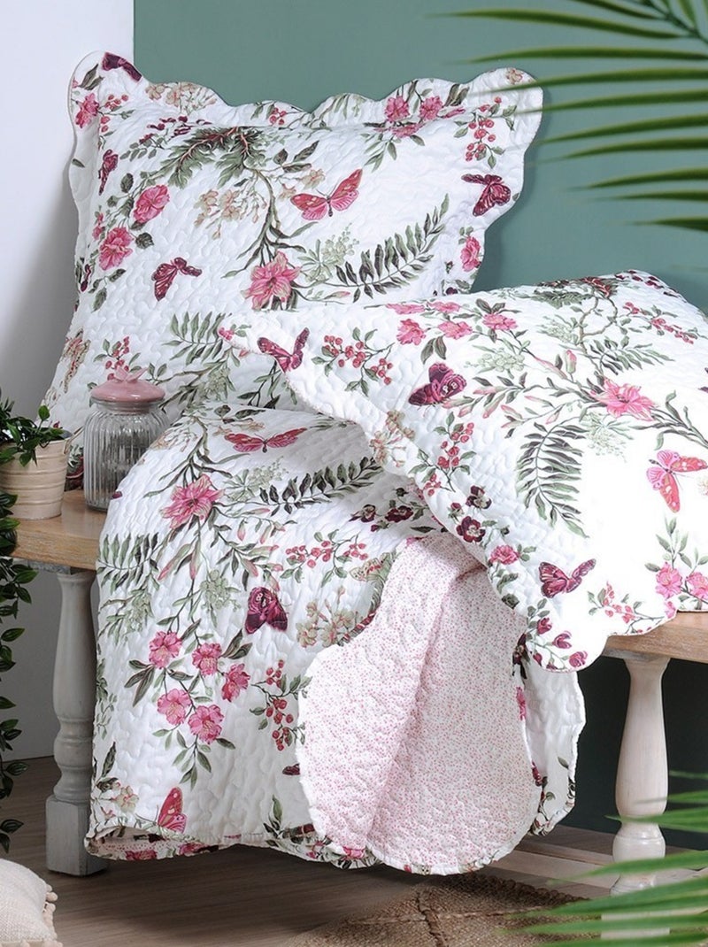Boutis  avec 2 taies et sac Cynthia multicolore Blanc - Kiabi