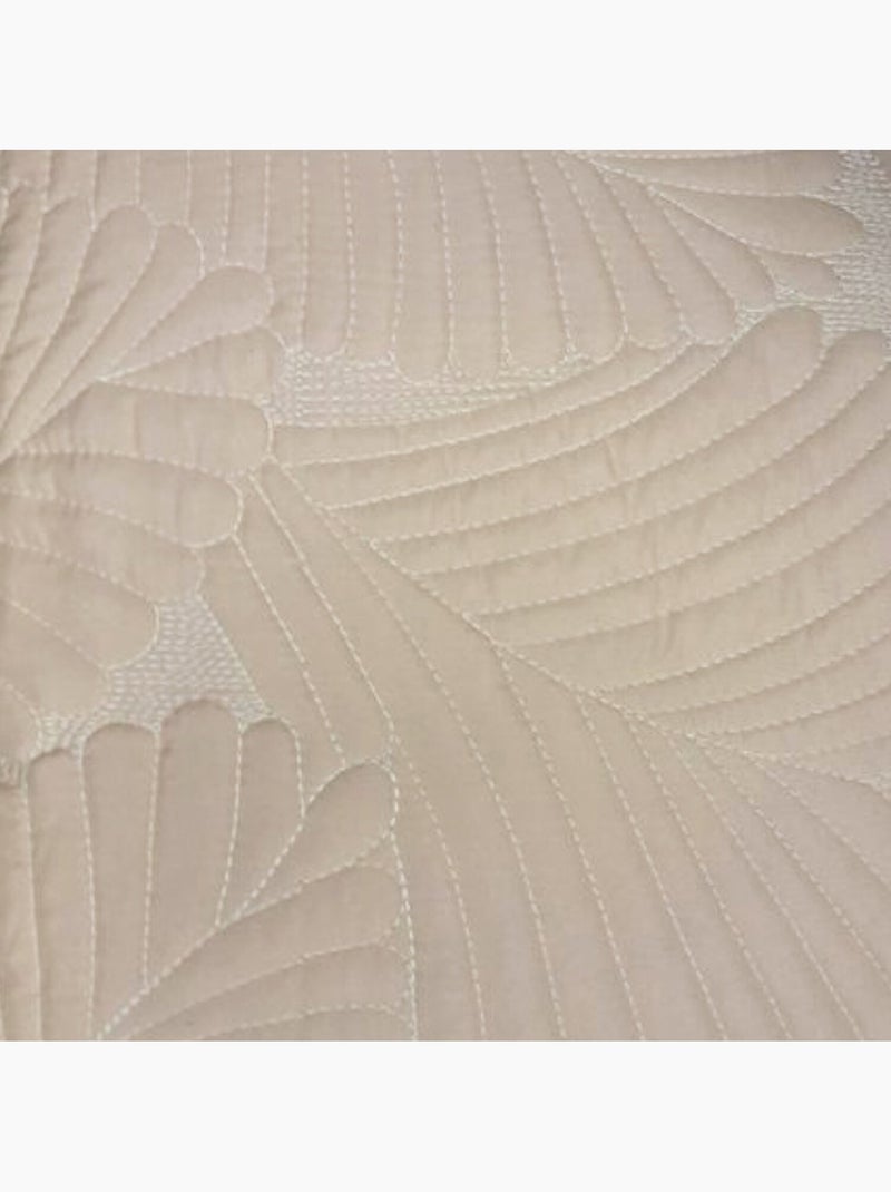 Boutis brode 100%polyester filoa Beige - Kiabi