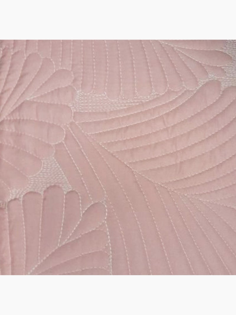 Boutis brode 100%polyester filoa Rose - Kiabi