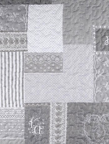 Boutis et Taies avec Imprimé Patchwork Romantique