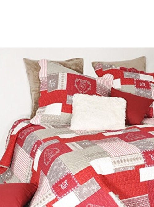 Boutis et Taies avec Imprimé Patchwork Romantique - Kiabi