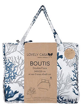 Boutis Quiberon avec 2 taies assorties