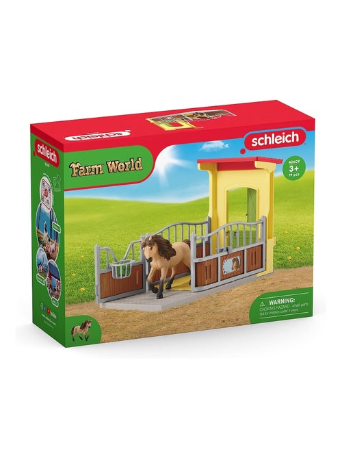 Box avec Poney Icelandais - Extension Ferme Educative - Kiabi