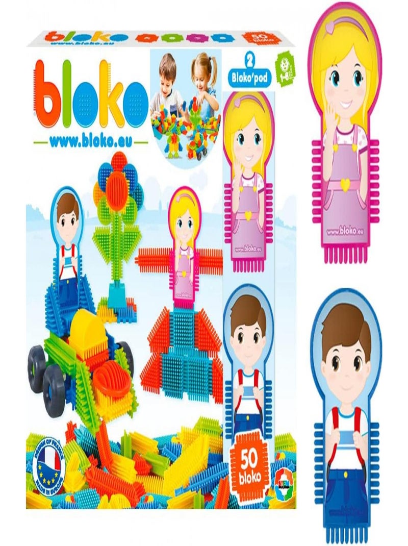 Box bloko 50 pièces + 2 pod family N/A - Kiabi