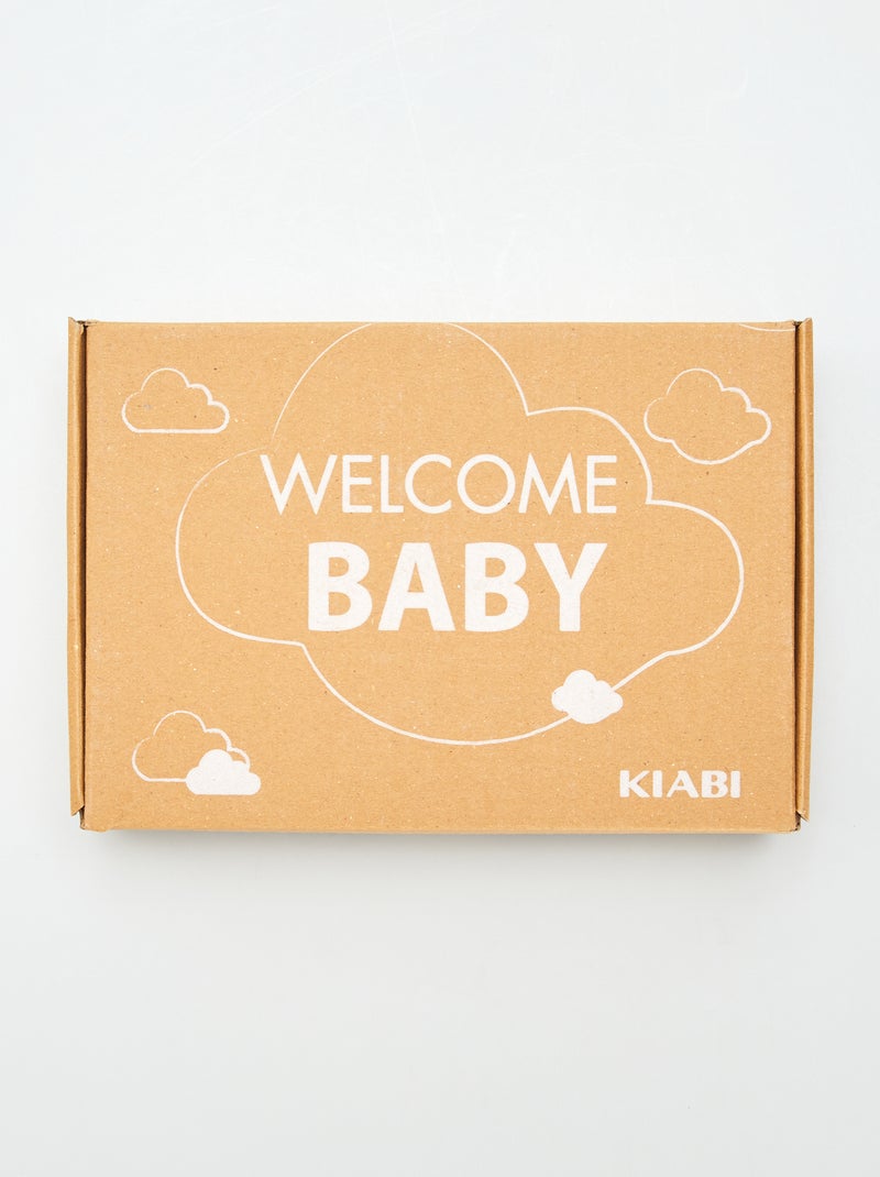 Box de naissance 'Welcome Baby' - 5 pièces Marron - Kiabi