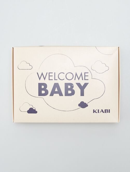 Box de naissance 'Welcome Baby' 4 pièces - Mixte - Kiabi