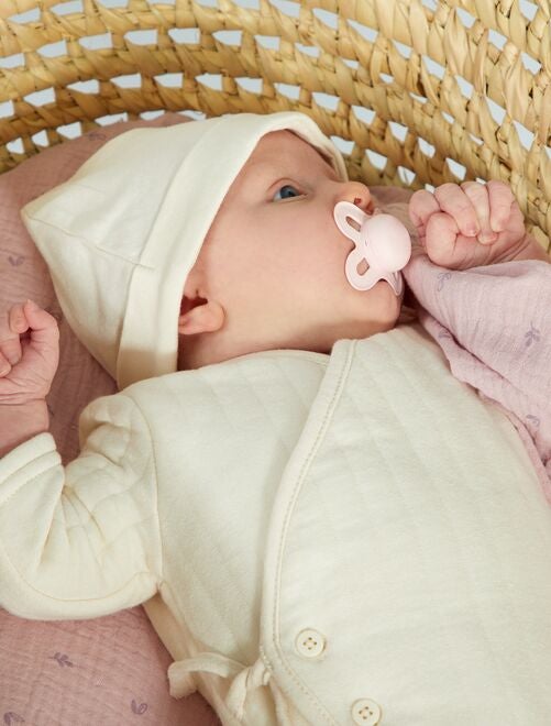 Panier naissance en osier : bébé Garçon, Panier bébé