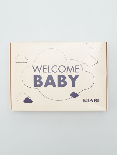 Box de naissance 'Welcome Baby' 4 pièces - Mixte - Kiabi