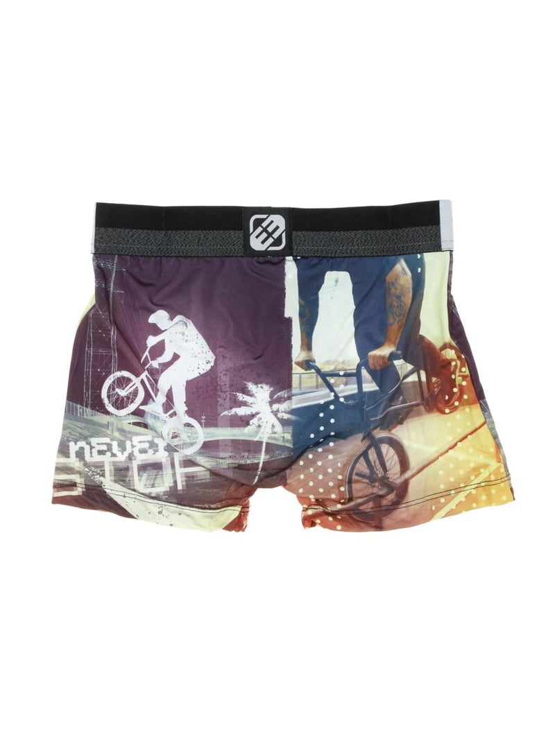 Boxer  à Imprimés Garçon Freegun NIN Noir - Kiabi