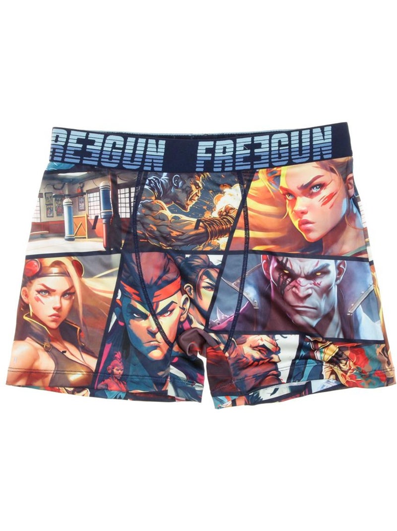 Boxer  à Imprimés Homme Freegun WAR Bleu marine - Kiabi