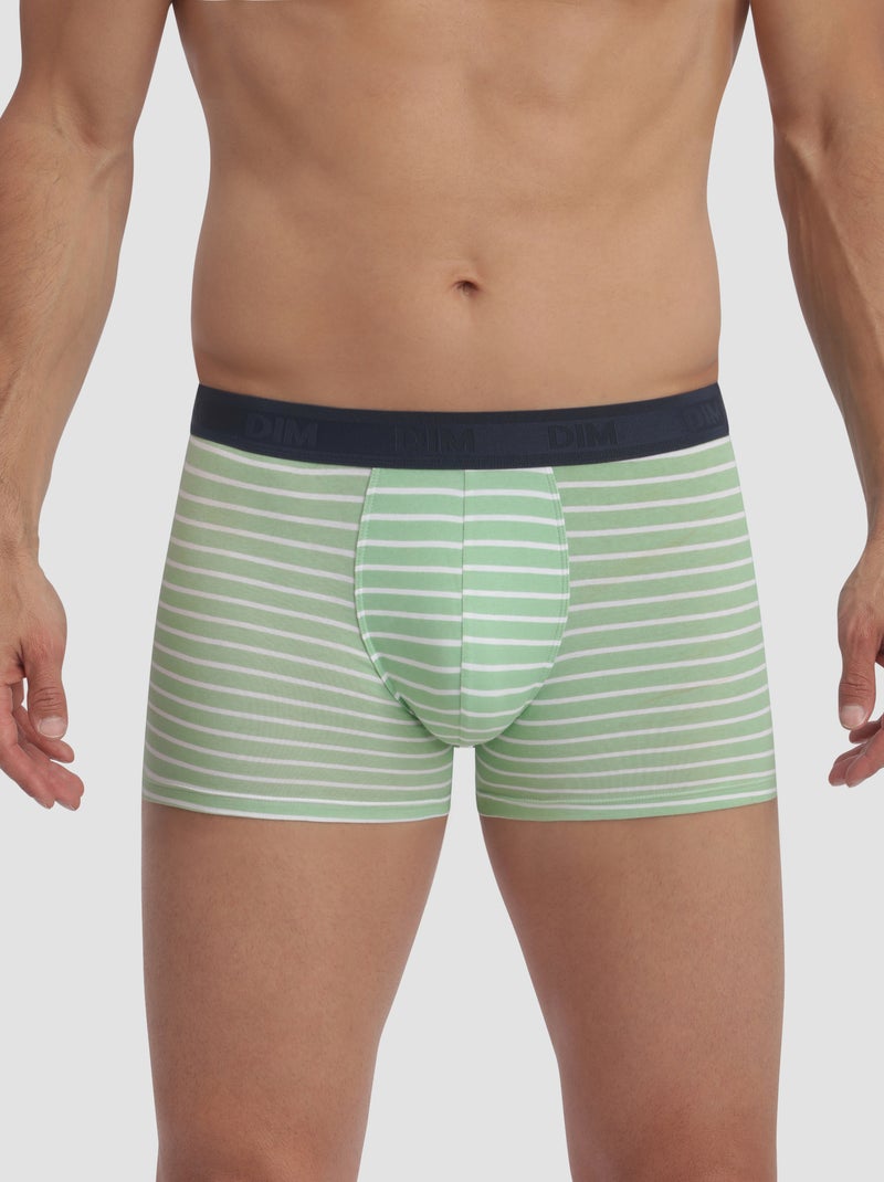 Boxer à rayures Fancy Range Vert clair - Kiabi