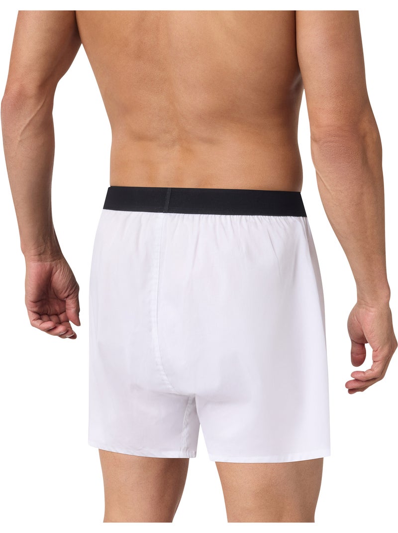 Boxer ample Signature Blanc - Kiabi