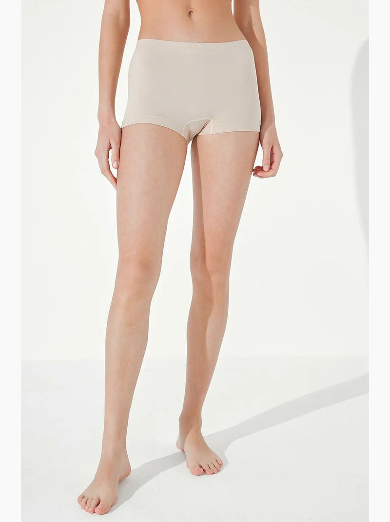 Boxer basic femme penti Beige argile - Kiabi