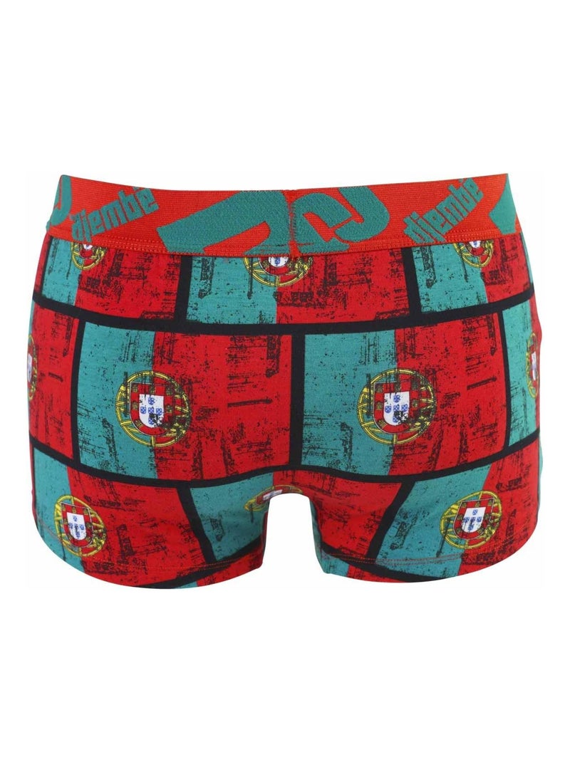 Boxer Boy imprimé drapeau Portugal by Djembé - Pomm'Poire Multicolore - Kiabi
