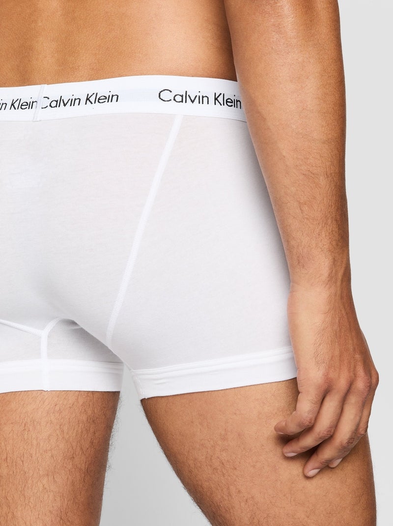 Boxer Calvin Klein pack x3 Blanc - Kiabi