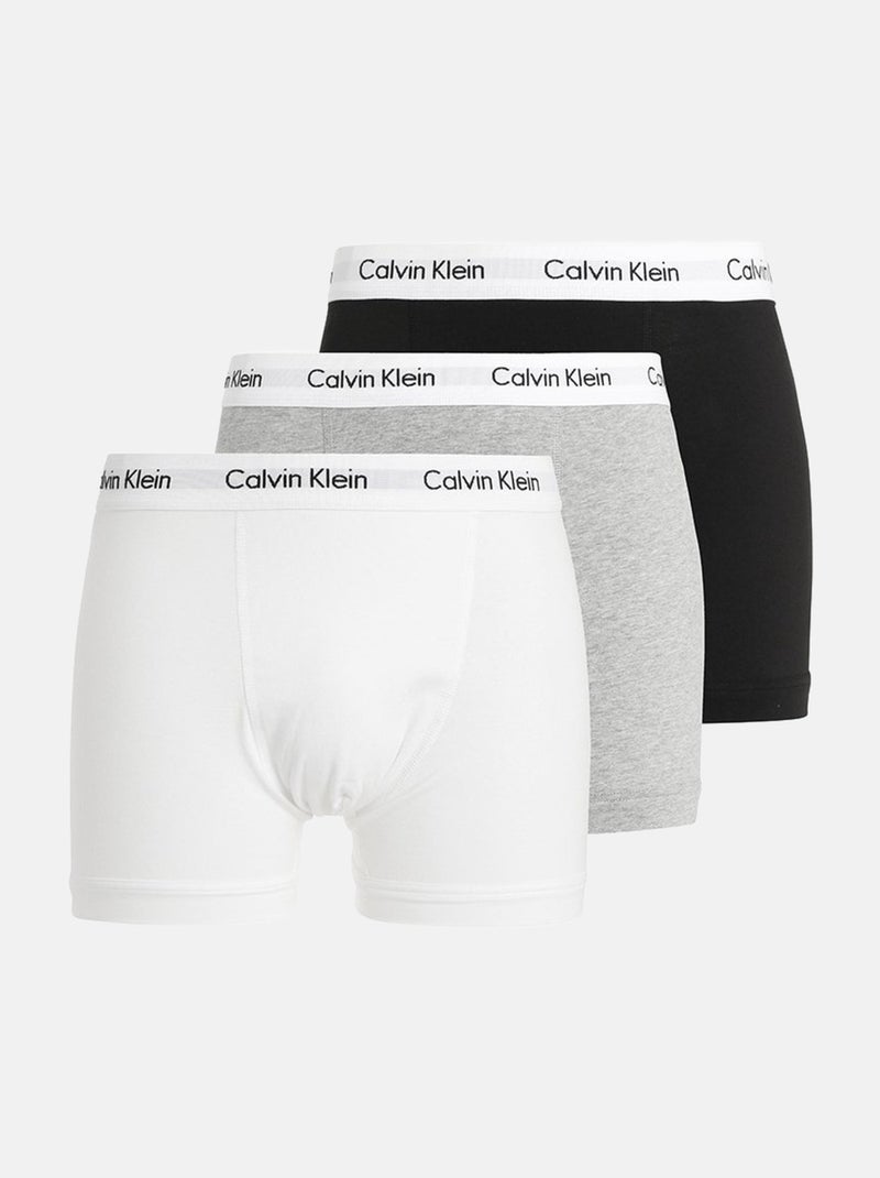 Boxer Calvin Klein pack x3 Noir Gris - Kiabi