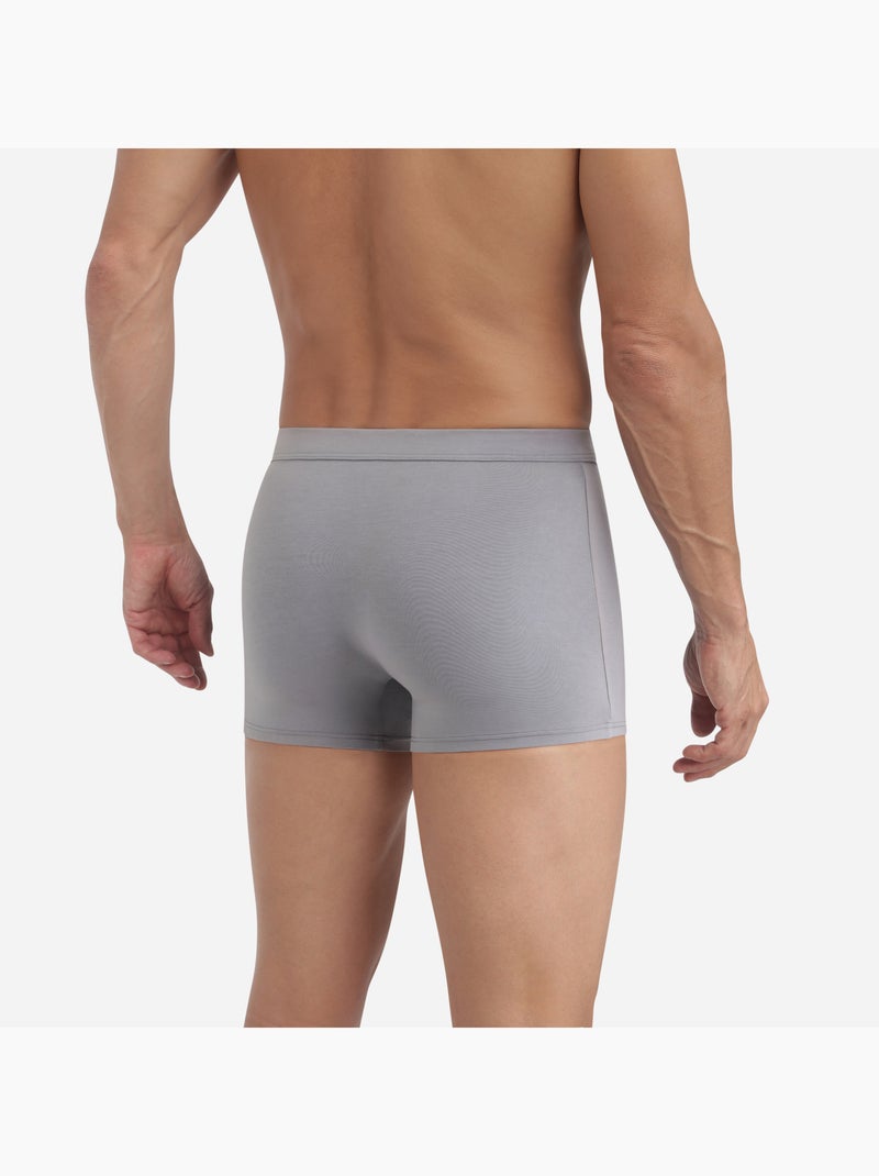 Boxer Classic Coton Gris métalique - Kiabi