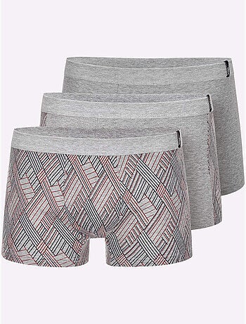 Boxer Côtes Fines - Taille Standard - Witt - Lot de 3