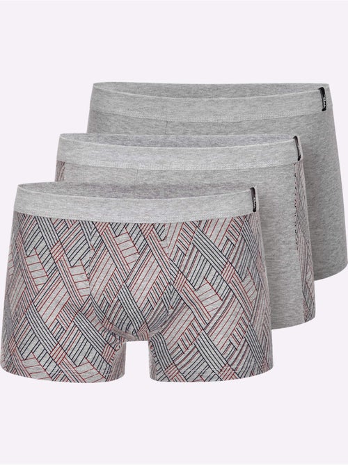 Boxer Côtes Fines - Taille Standard - Witt - Lot de 3 - Kiabi
