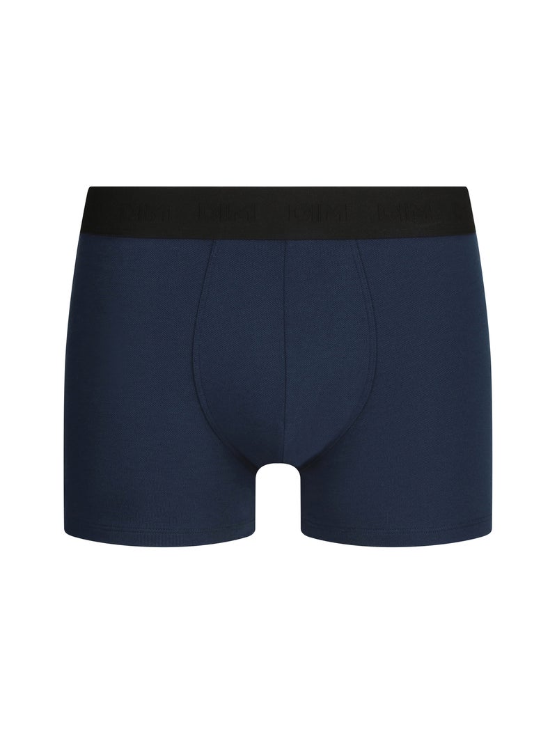Boxer coton respirant Smart Range Bleu nuit - Kiabi