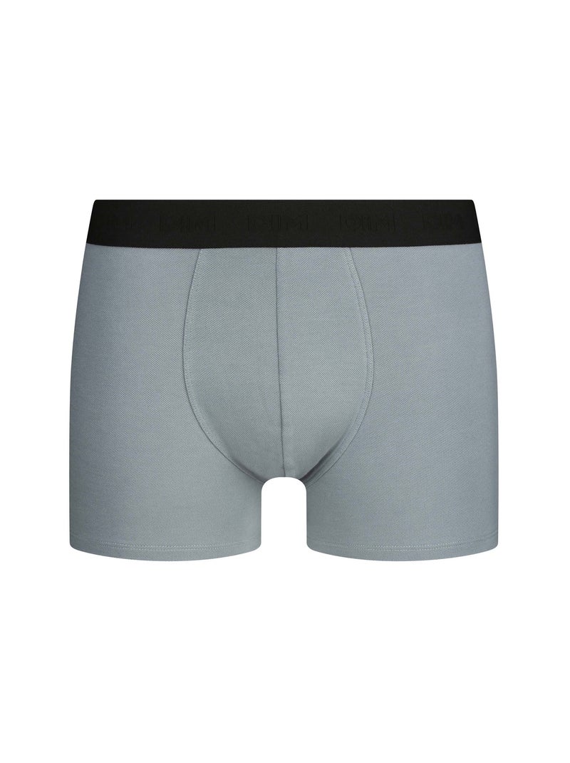 Boxer coton respirant Smart Range Gris - Kiabi