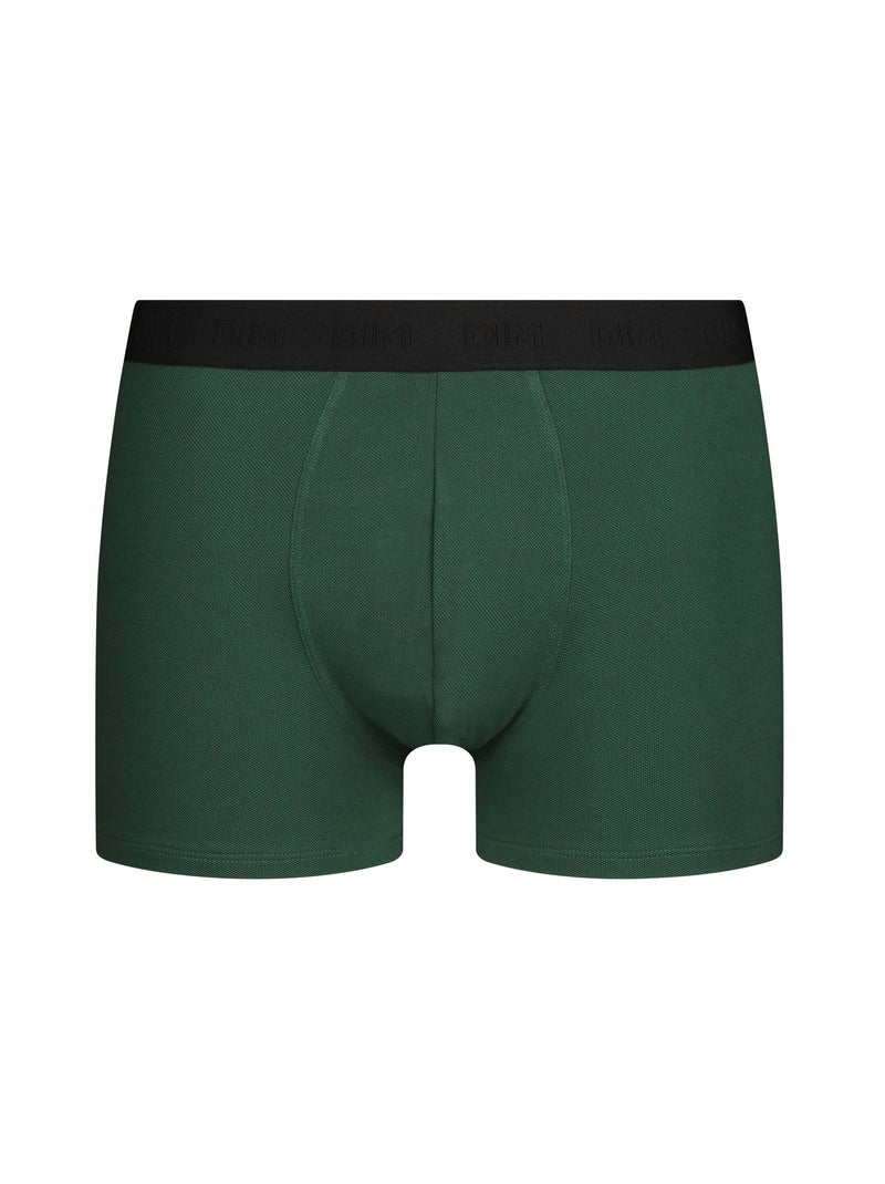 Boxer coton respirant Smart Range Vert forêt - Kiabi