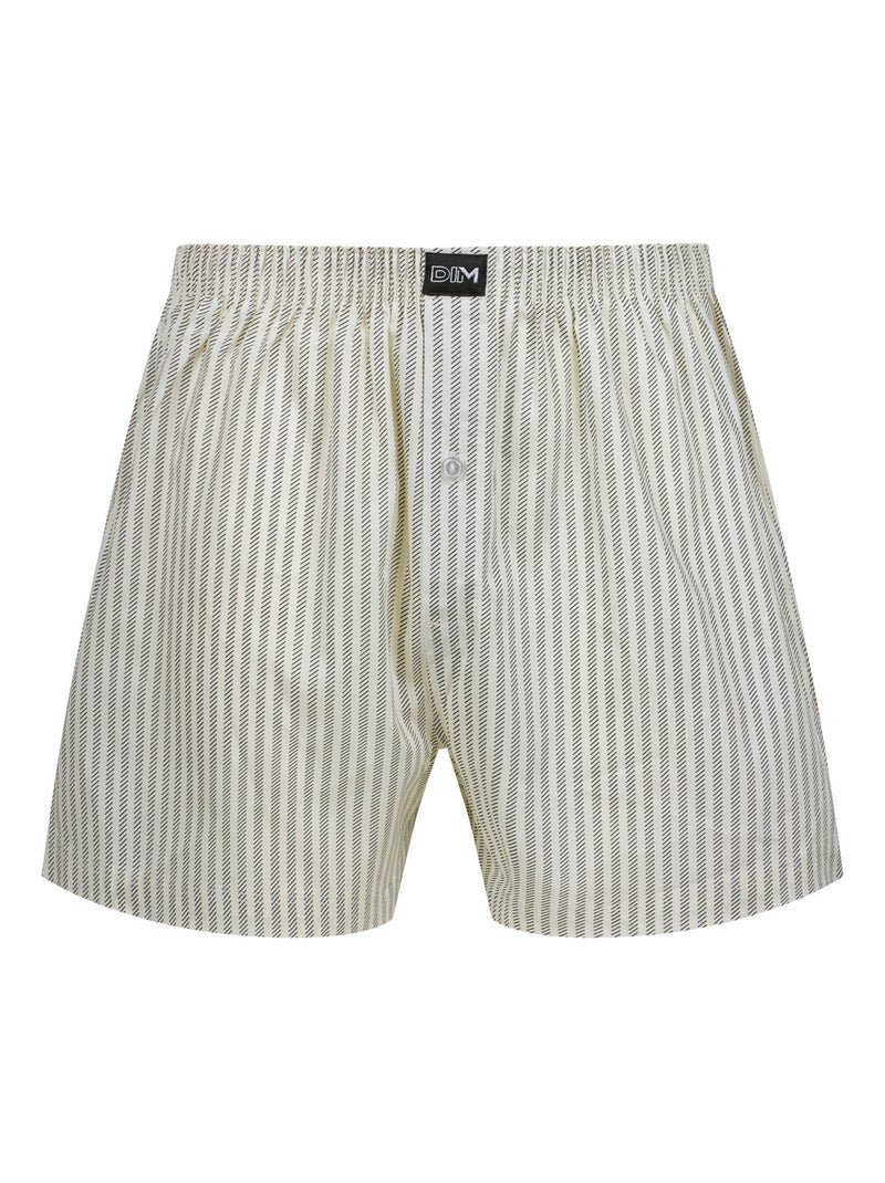 Boxer Coton Stretch Blanc - Kiabi