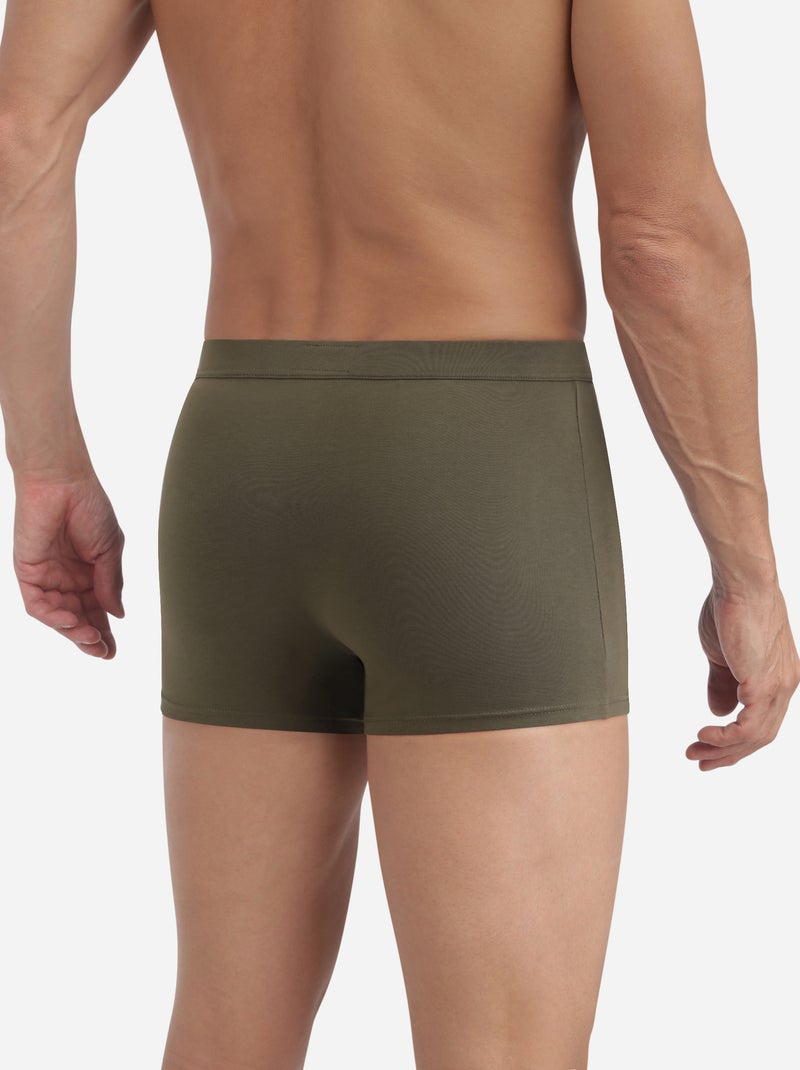 Boxer court Dynamic Cotton Kaki - Kiabi