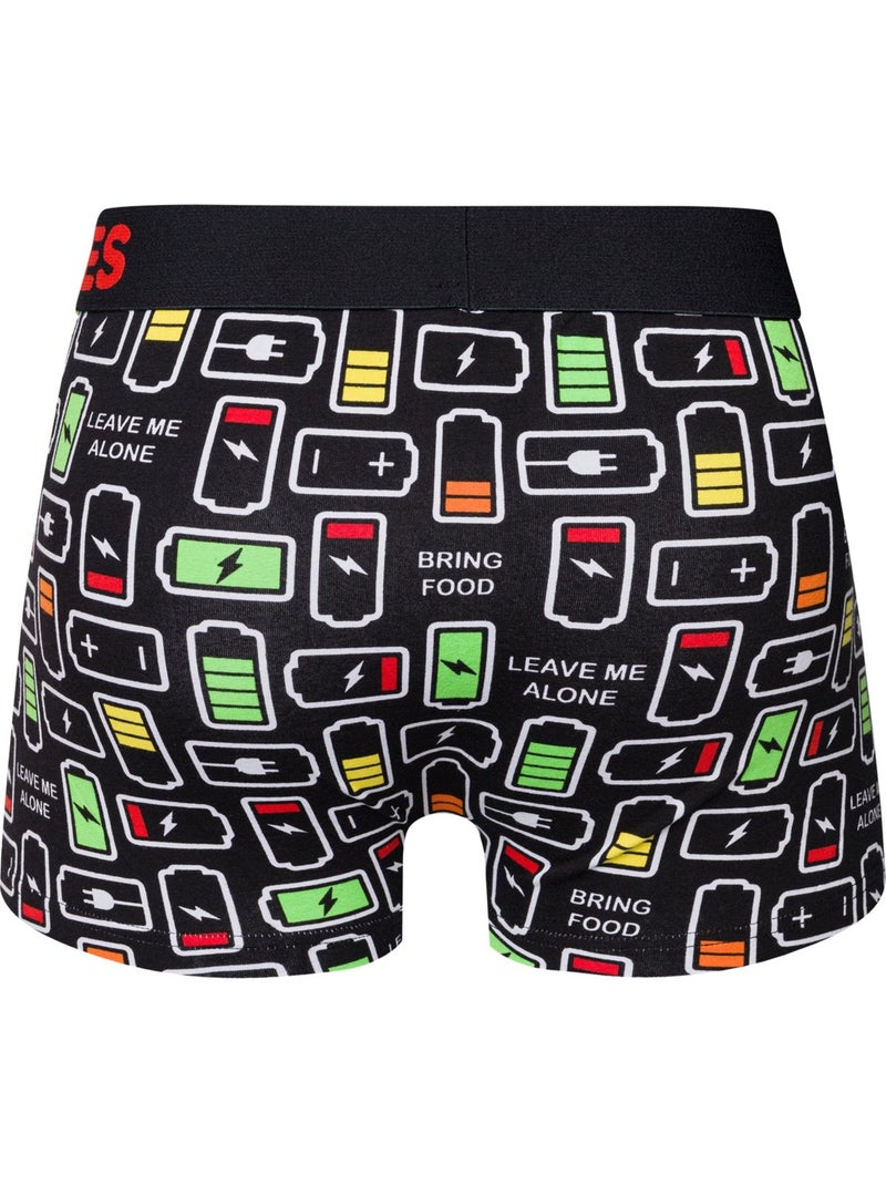 Boxer Court Homme Recharge de Batteries Kaki - Kiabi