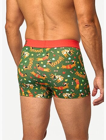 Boxer Court Homme Teckel et Cadeaux