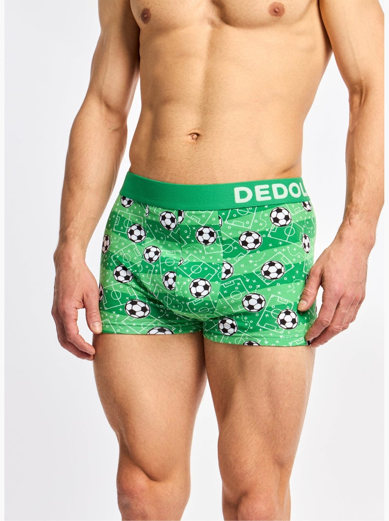 Boxer Court Homme Terrain de Football Vert - Kiabi