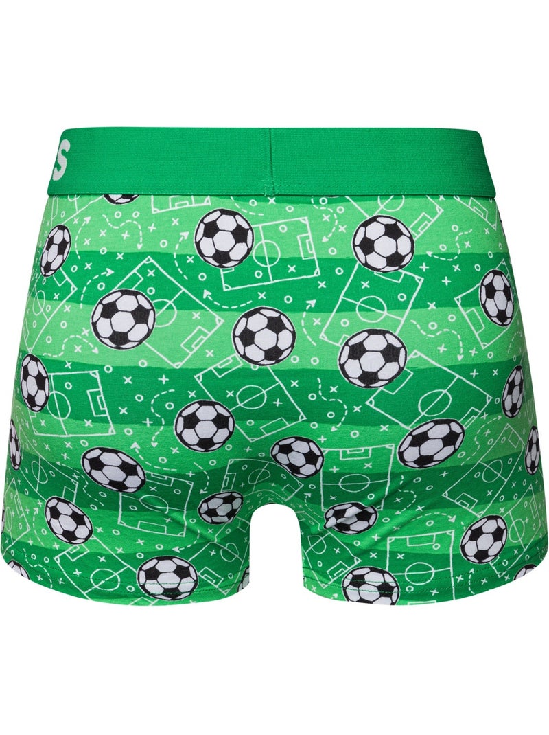 Boxer Court Homme Terrain de Football Vert - Kiabi