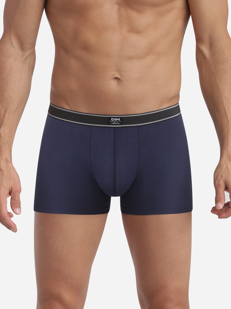 Boxer court rayé Elegant Bleu foncé - Kiabi