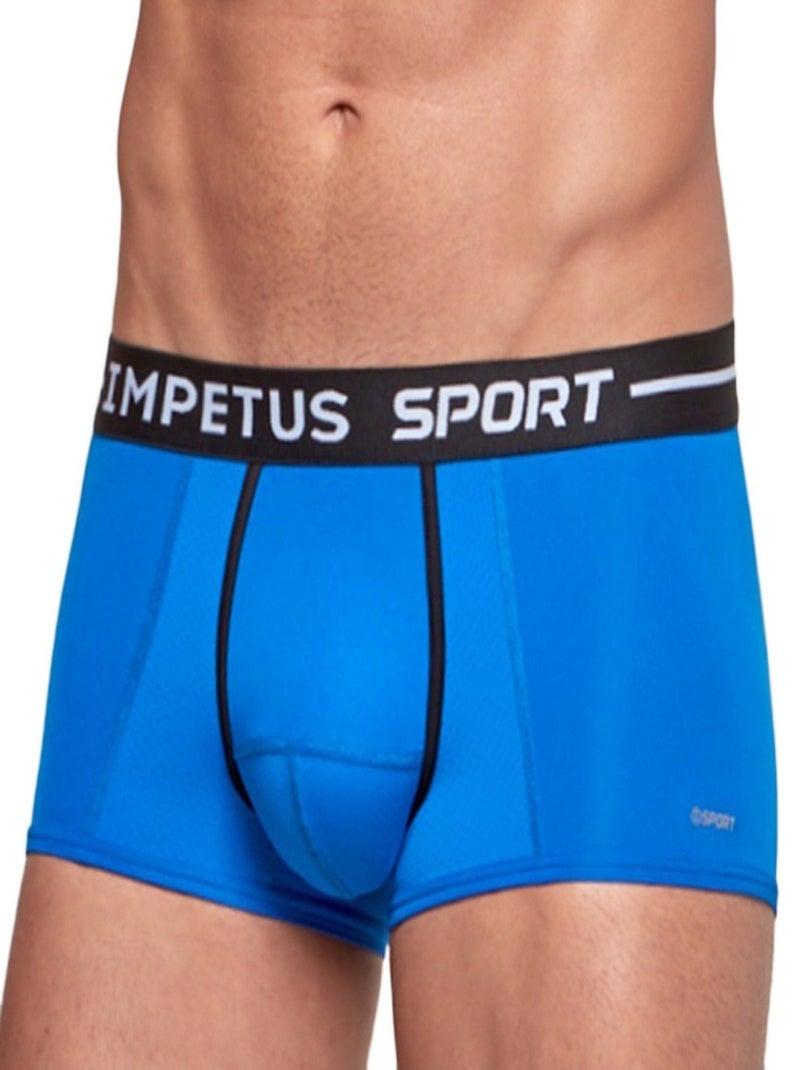 Boxer court sport anti-transpiration Ergonomic Bleu - Kiabi